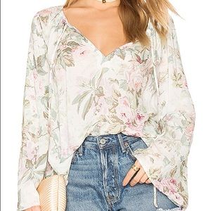 MAJORELLE Osaka Floral Blouse